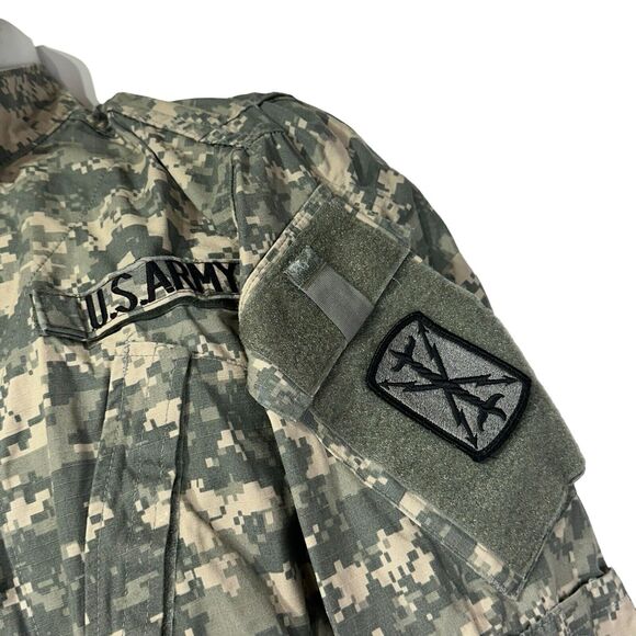 Vintage Army Nato 8090/9404 Medium Long Military Zip Down Camo Patches Jacket - Picture 2 of 6